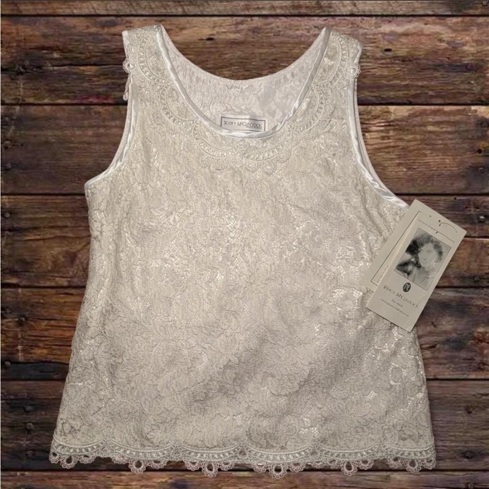 SUPER RARE ✨ Deadstock Jessica McClintock lace top